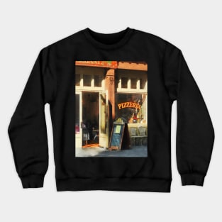 Manhattan NY - South Street Seaport Pizzeria Crewneck Sweatshirt